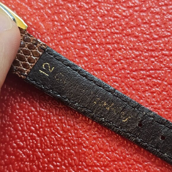 Vintage Seiko Mickey Mouse Watch 2K02-5009 Womens Gold Tone 60th Anniv with Box - Picture 10 of 11